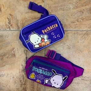 Rare Vintage 2000s Pochacco Sanrio Fanny Packs